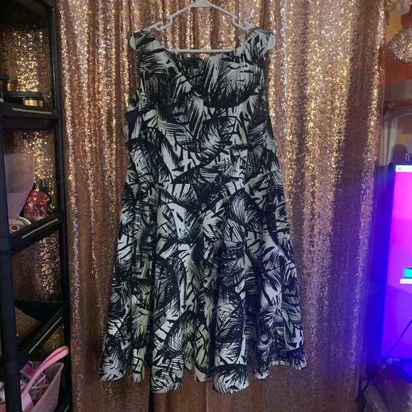 ALYX Black and White Dress  Plus Size